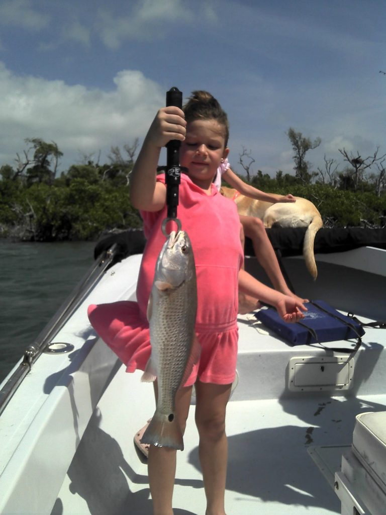 Redfish, Pink Dress, Sanibel & Captiva Islands & Fort Myers Charters & Fishing Guide Service.