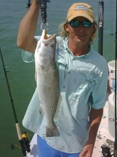 Big Sea Trout on Sanibel & Captiva fishing charters. March 12, 2012