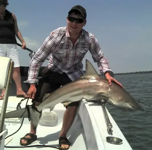 Bull Shark caught on Sanibel & Captiva fishing charters