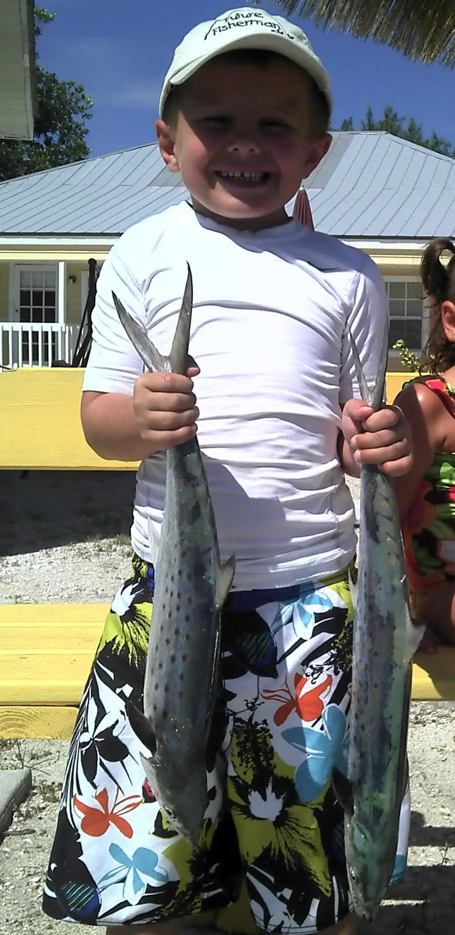 Lots of fish = happy kids! Sanibel & Captiva charters