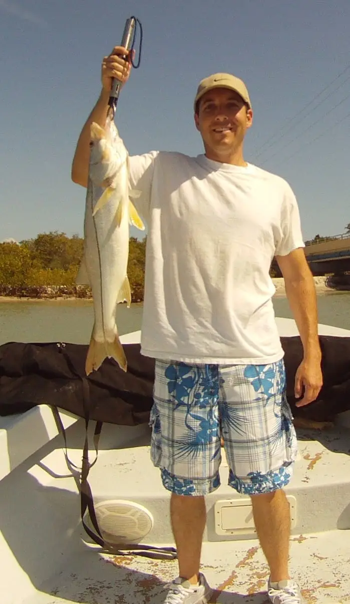 Snook caught in Blind Pass. Sanibel & Captiva charters