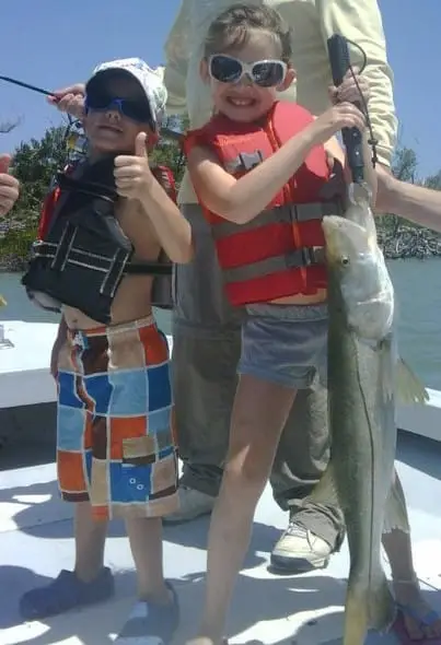 Snook caught in the mangroves on Sanibel & Captiva charters