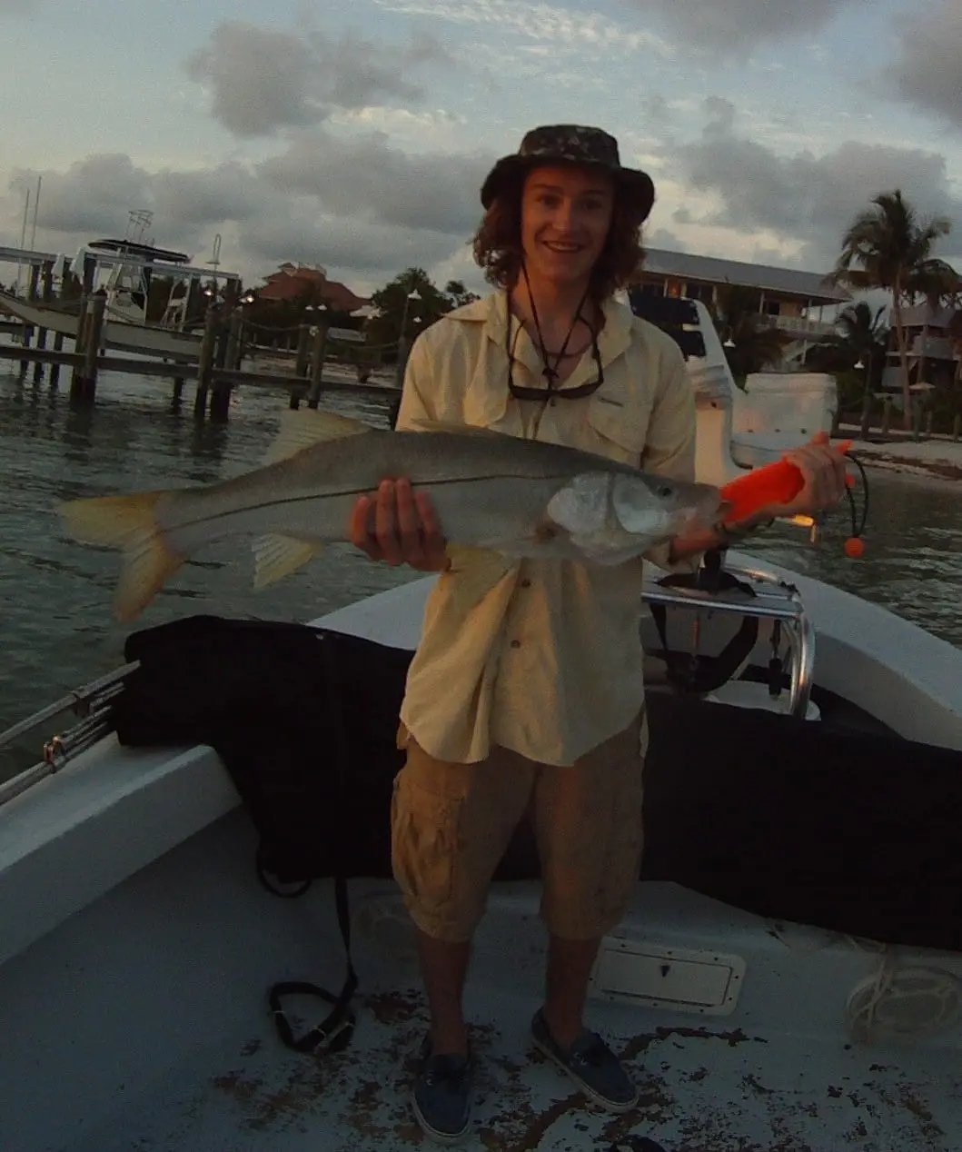 Snook caught inshore of North Captiva on Sanibel & Captiva charters