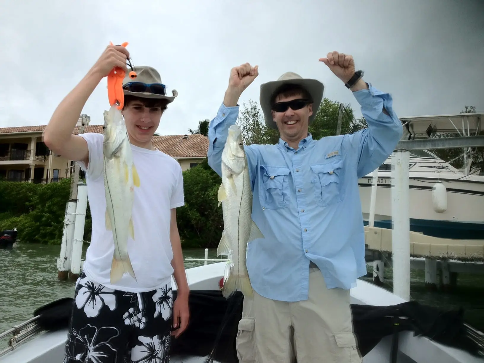 Two Snook caught on Sanibel & Captiva charters