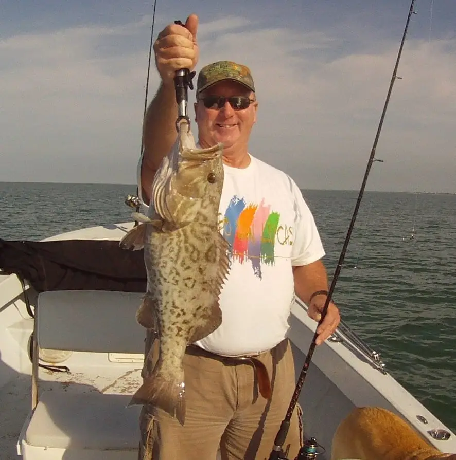Grouper caught offshore of Captiva. Sanibel & Captiva charters