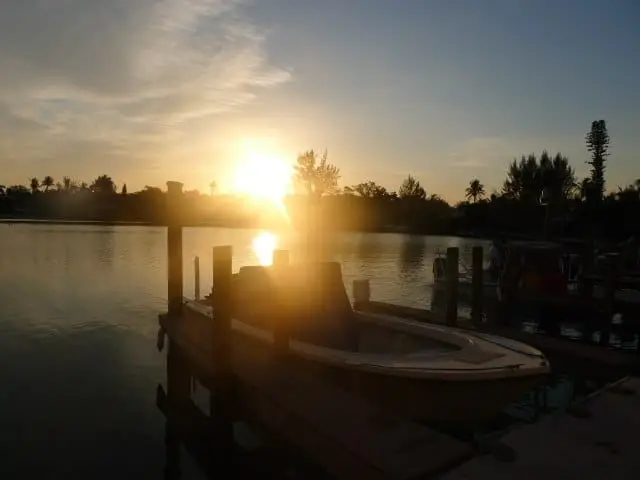 Sunrise on Sanibel & Captiva charters.
