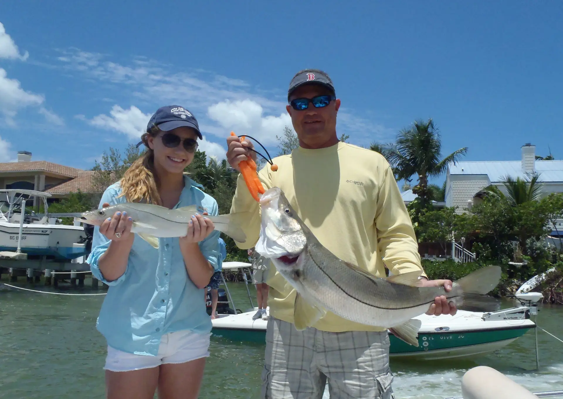 Two Snook caught on Sanibel & Captiva charters