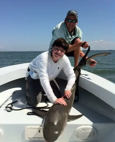 Big Bull Shark caught on Sanibel & Captiva charters!