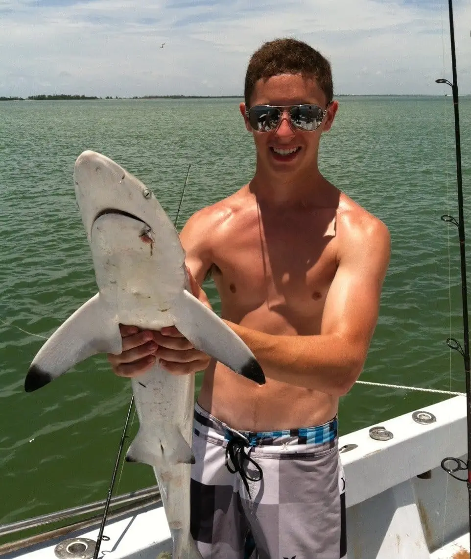 Black Tip Shark caught on Sanibel & Captiva charters!