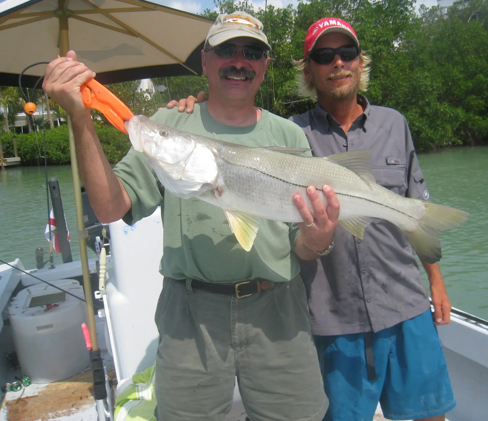 Snook caught in Blind pass on Sanibel & Captiva charters!