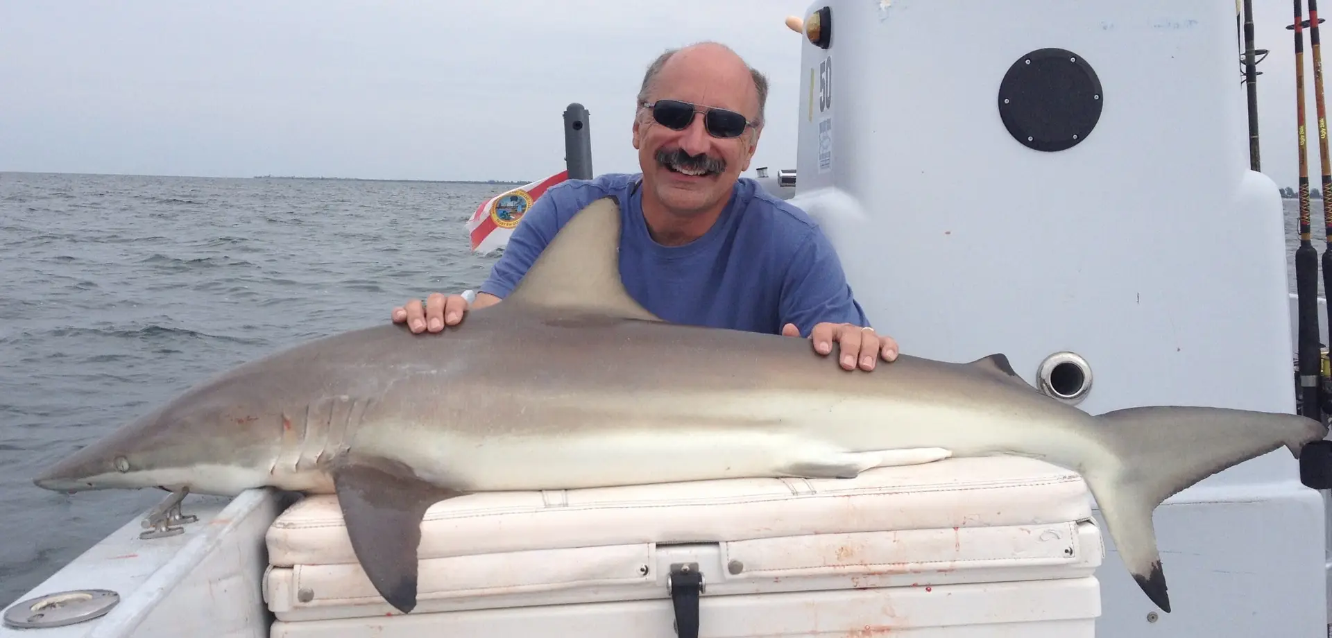 Big Black Tip caught and released on Sanibel & Captiva charters!