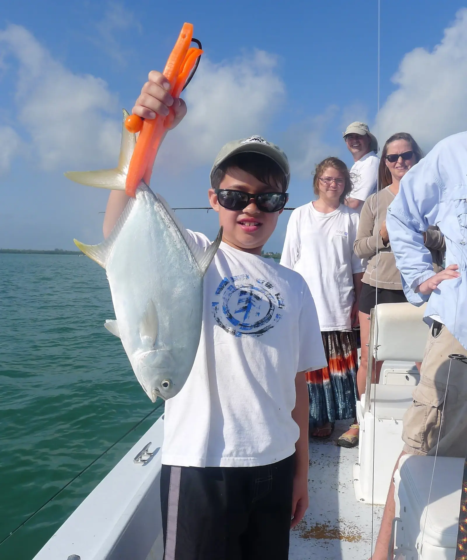 Pompano caught on Sanibel & Captiva charters!