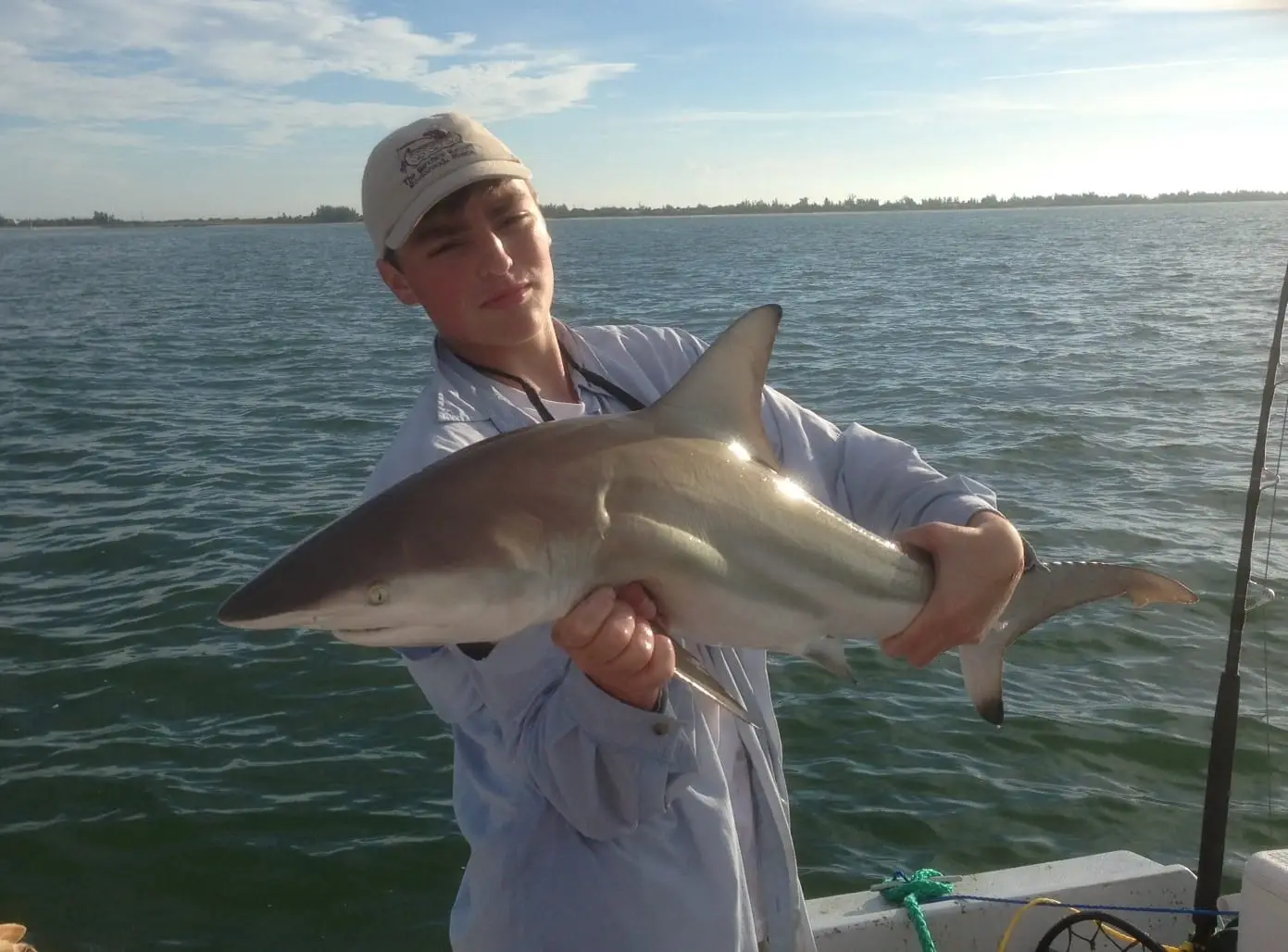 Charlie's Black Tip Shark caught on Sanibel & Captiva charters!