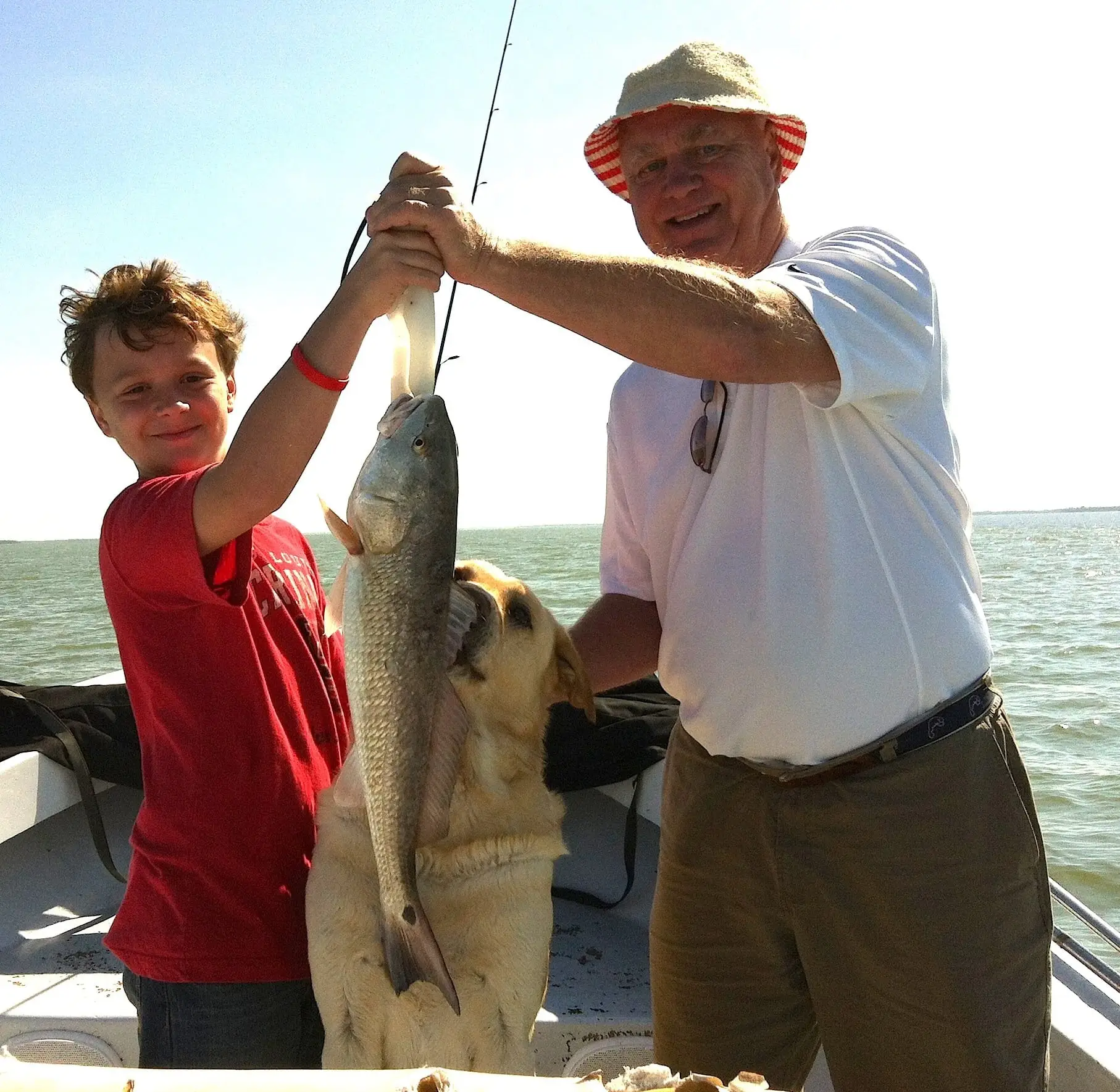 Father, Son, Redfish, Hank, Sanibel & Captiva Islands Charters & Fishing Guide Service.