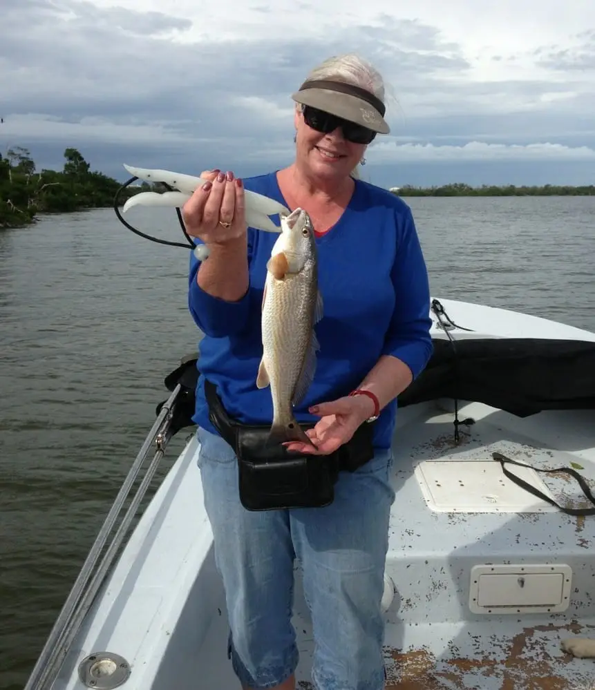 Redfish caught inshore of Captiva Island on Sanibel & Captiva charters!