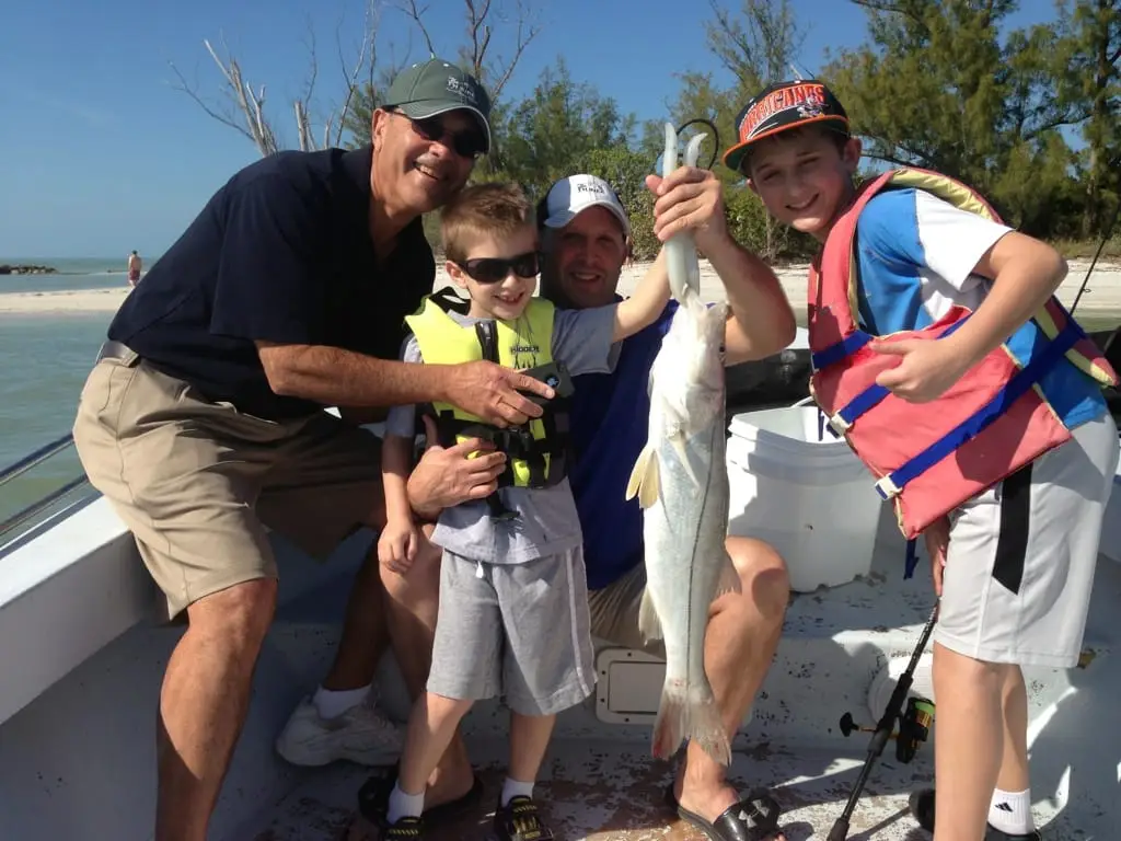 Nice Snook caught in Redfish Pass on Sanibel & Captiva charters!