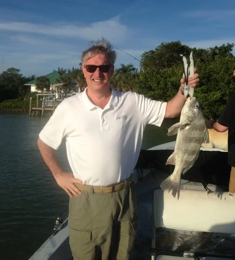Black Drum caught in Blind Pass on Sanibel & Captiva charters!