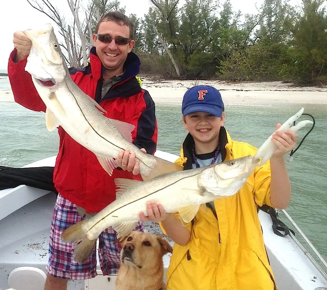 Snook in Redfish Pass on Sanibel & Captiva charters!