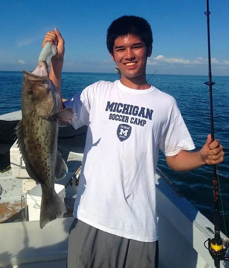 Grouper caught offshore of Captiva on Sanibel & Captiva charters!