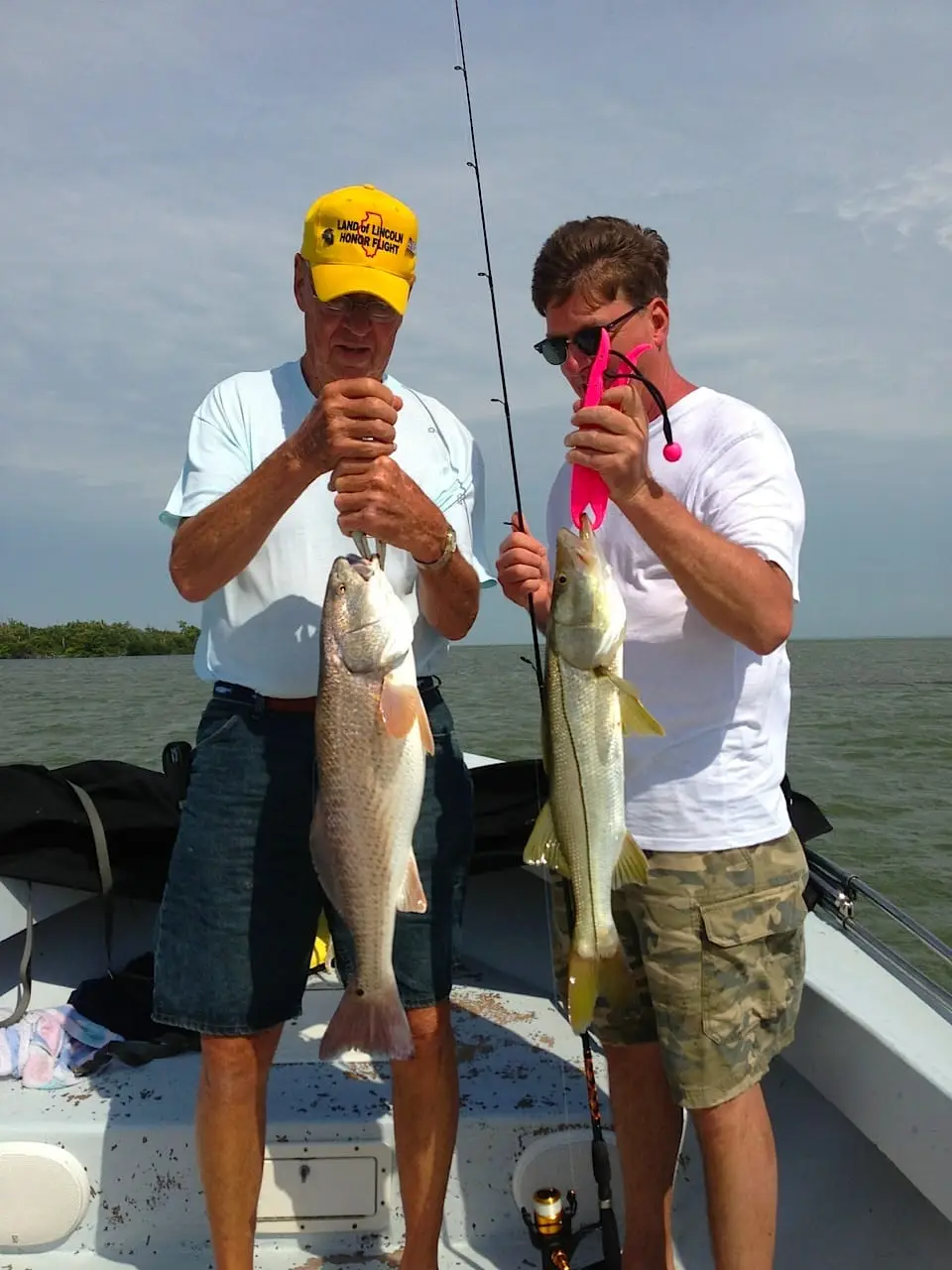 Snook and Redfish caught off the Buck Key oyster bar on Sanibel & Captiva charters!