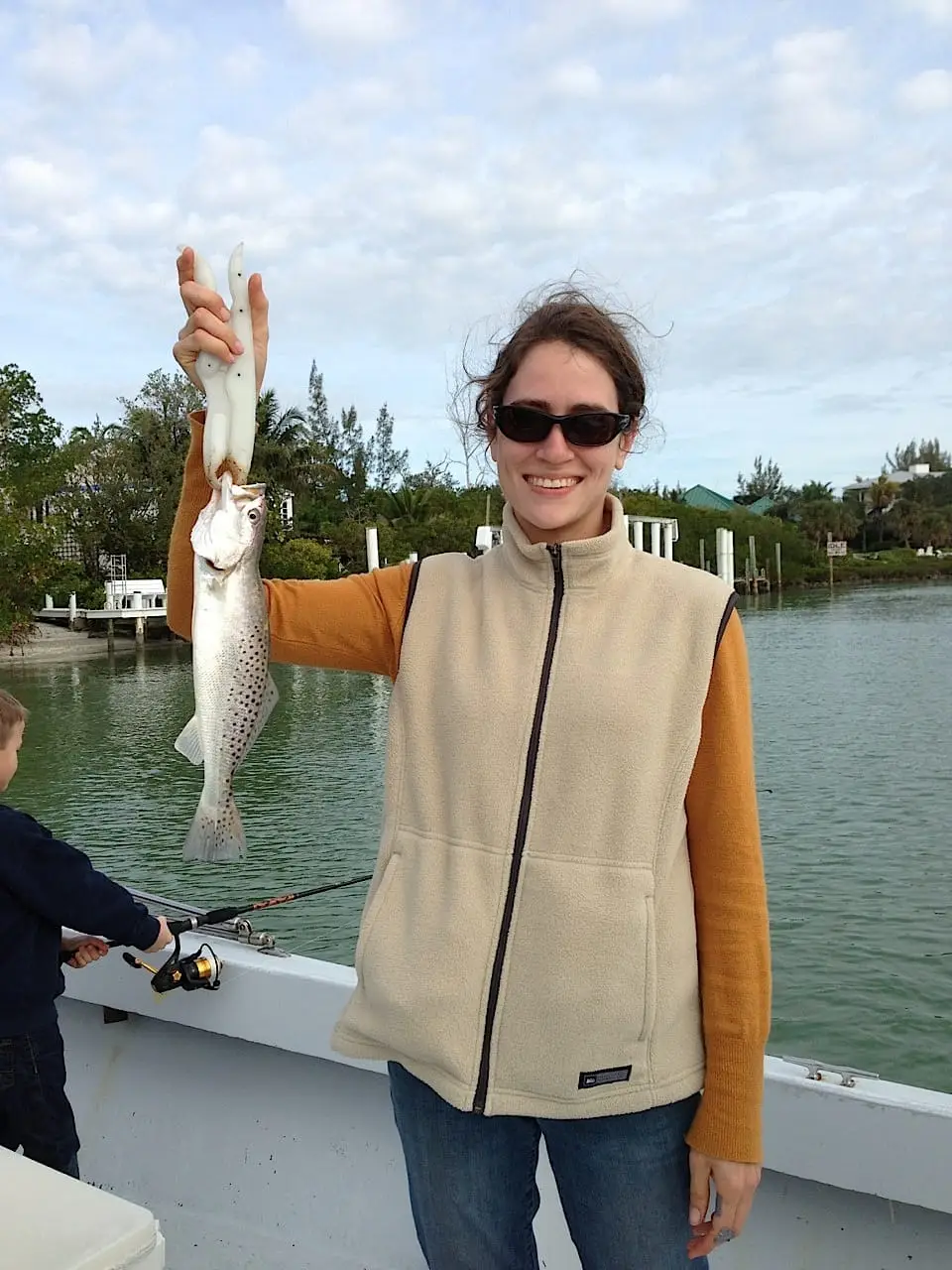 Sea Trout, Blind Pass, February 17, Sanibel & Captiva Islands & Fort Myers Charters & Fishing Guide Service.