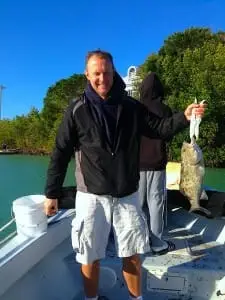 Grouper caught in Blind Pass, Sanibel & Captiva Islands & Fort Myers Charters & Fishing Guide Service.