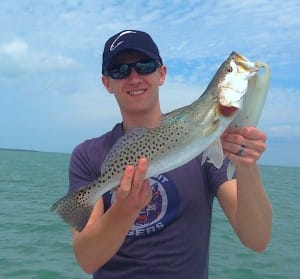 Sea Trout caught in the Buck Key grass flat, Sanibel & Captiva Islands & Fort Myers Charters & Fishing Guide Service.