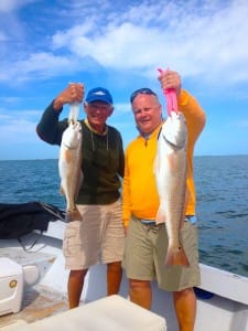 Redfish caught off an oyster bar, Sanibel & Captiva Islands & Fort Myers Charters & Fishing Guide Service.