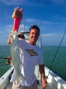 Snook caught on the Sanibel oyster bar, Sanibel & Captiva Islands & Fort Myers Charters & Fishing Guide Service.