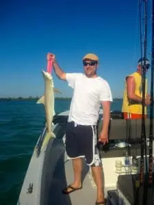 Little Black Tip Shark caught at Fosters, Sanibel & Captiva Islands & Fort Myers Charters & Fishing Guide Service.