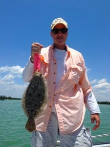 Huge Flounder caught in Blind Pass, Sanibel & Captiva Islands & Fort Myers Charters & Fishing Guide Service.