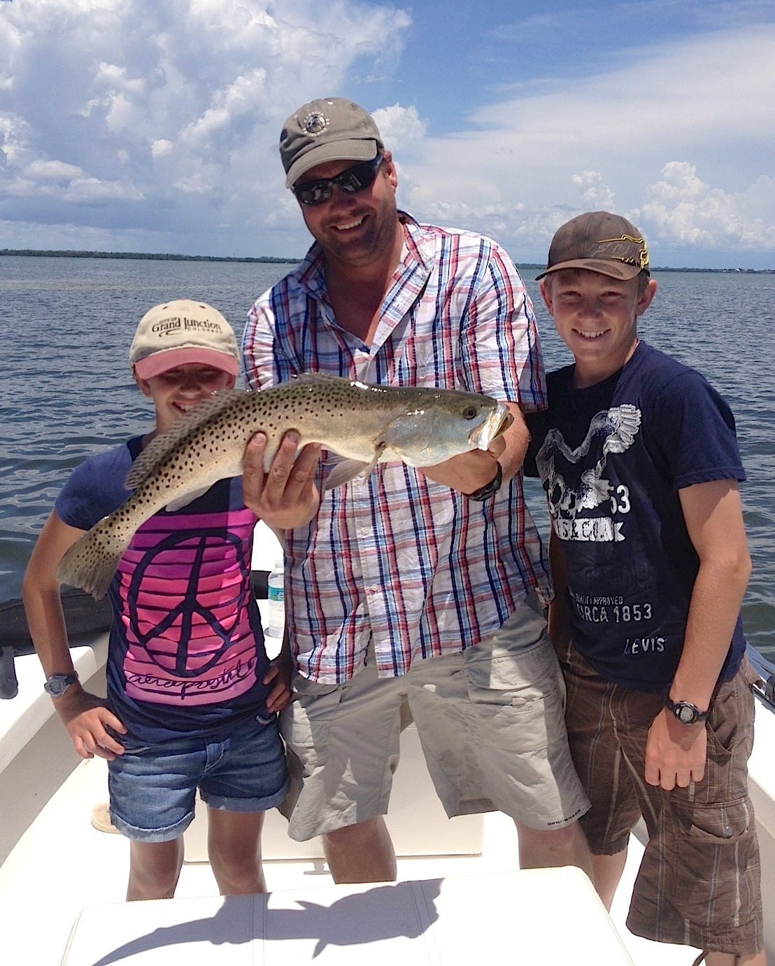 Big Sea Trout, Captiva Grass Flats, June 13, Sanibel & Captiva Islands & Fort Myers Charters & Fishing Guide Service.
