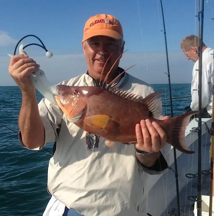 Hog Snapper, January 28, Blind Pass Wreck, Sanibel & Captiva Islands & Fort Myers Charters & Fishing Guide Service.