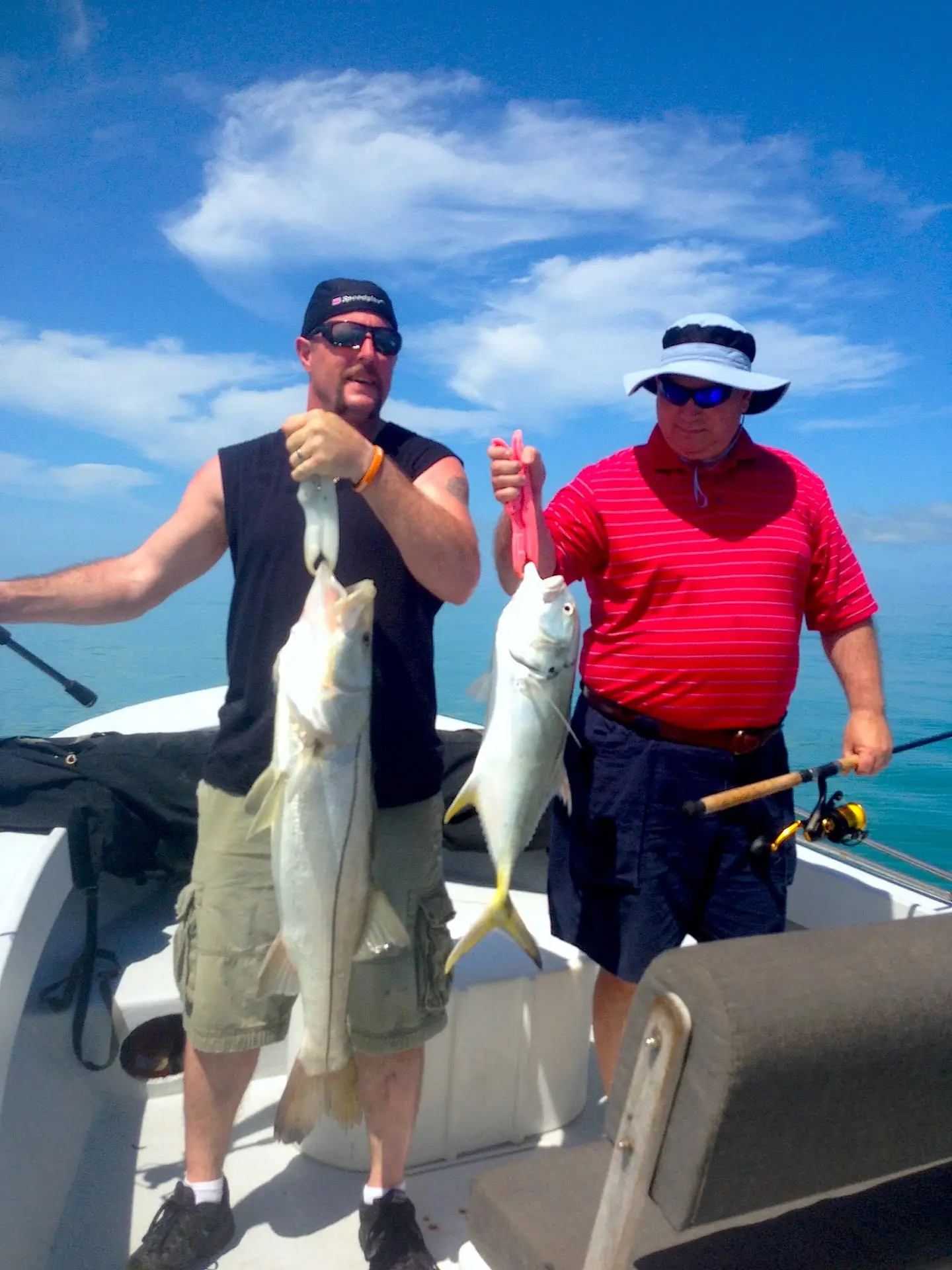 Big Snook and Jack caught offshore of Captiva, Sanibel & Captiva Islands & Fort Myers Charters & Fishing Guide Service.