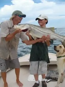 Charlie & Very Big Snook, Sanibel & Captiva Islands & Fort Myers Charters & Fishing Guide Service.