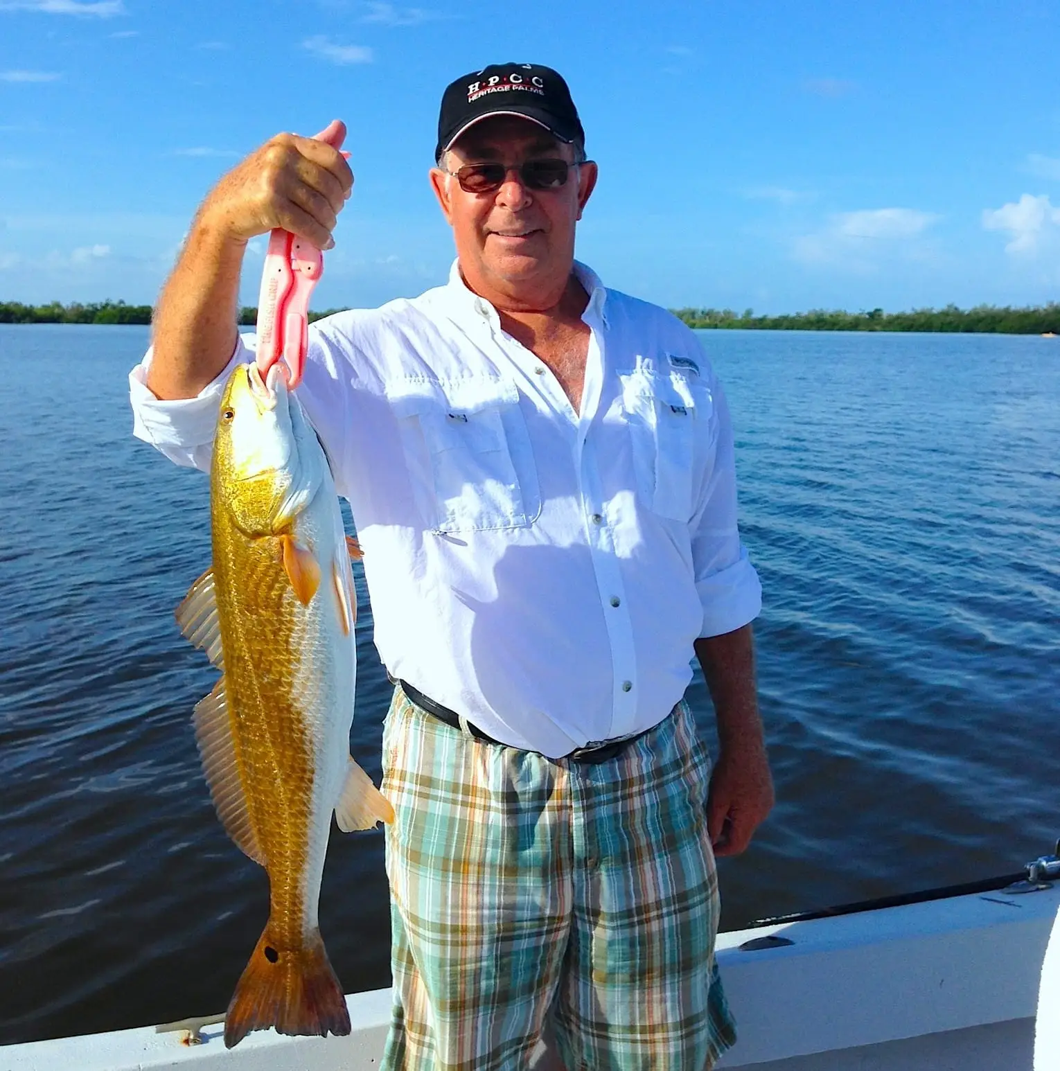 Big Redfish caught in Chadwick's bayou, Sanibel & Captiva Islands & Fort Myers Charters & Fishing Guide Service.