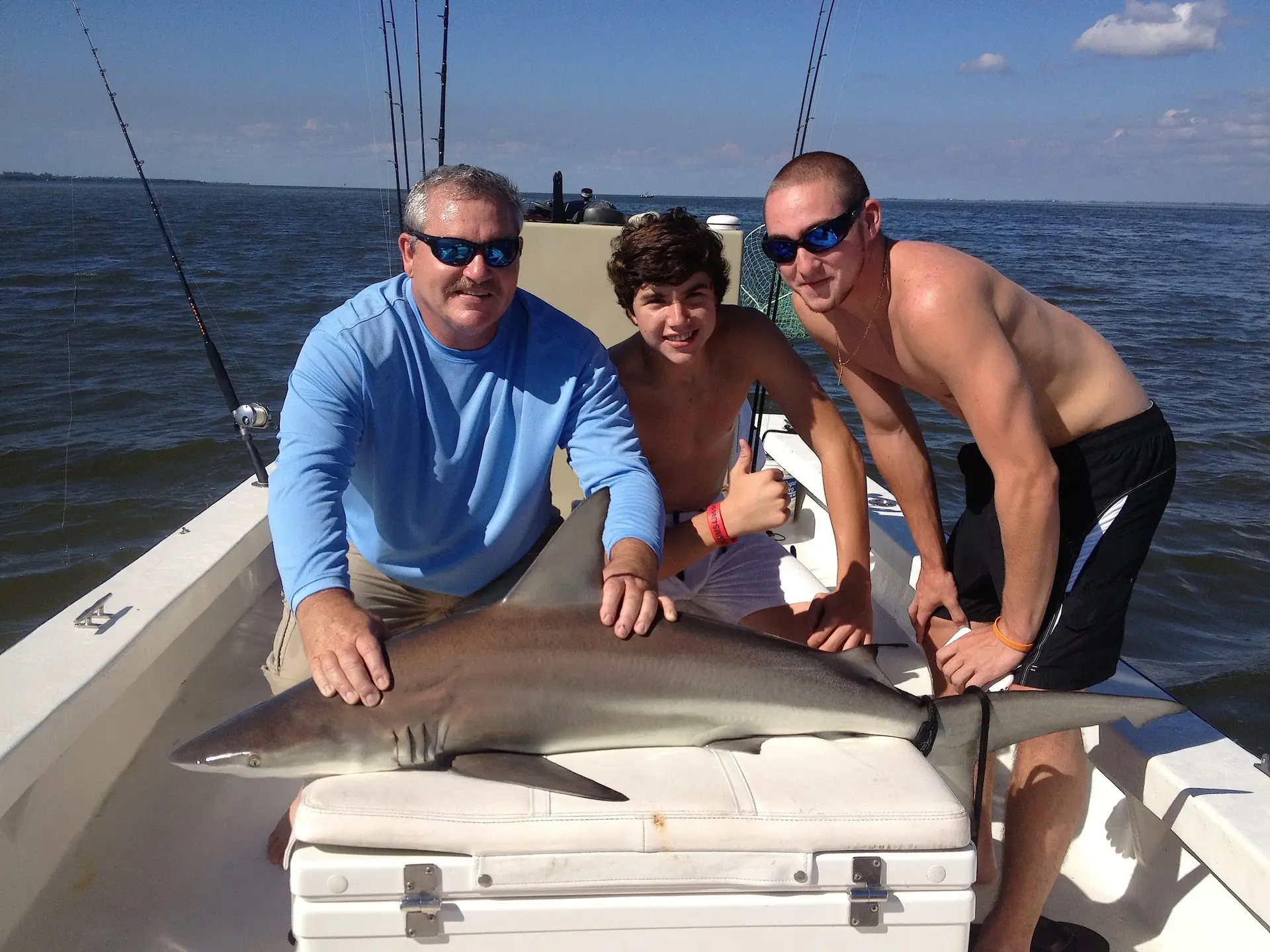 Captain Josh Schardin, Shark, 10-11-13, Sanibel & Captiva Islands & Fort Myers Charters & Fishing Guide Service.