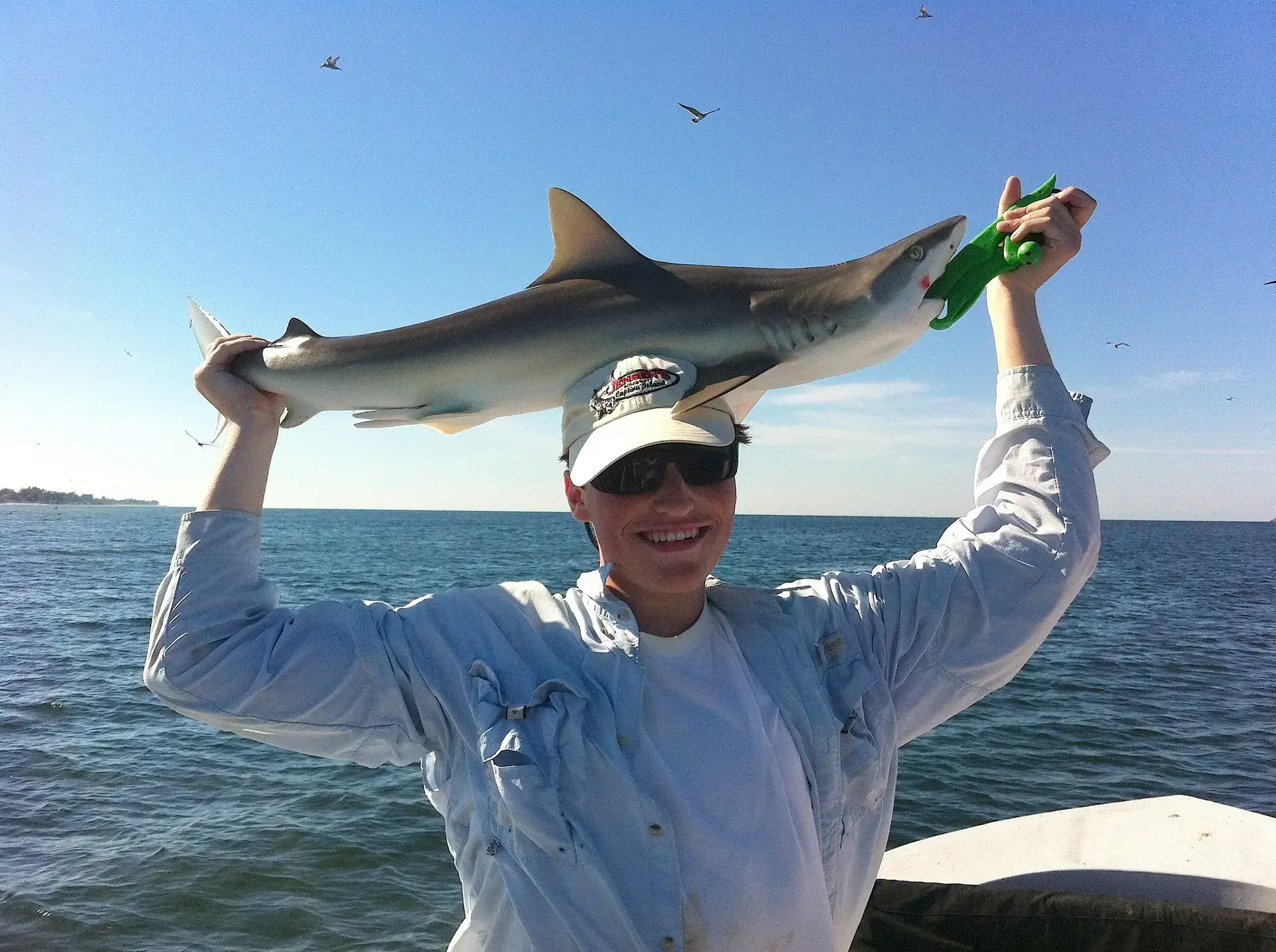 Charlie, Black Nose Shark, 10-14-13, Captiva Beach, Sanibel & Captiva Islands & Fort Myers Charters & Fishing Guide Service.