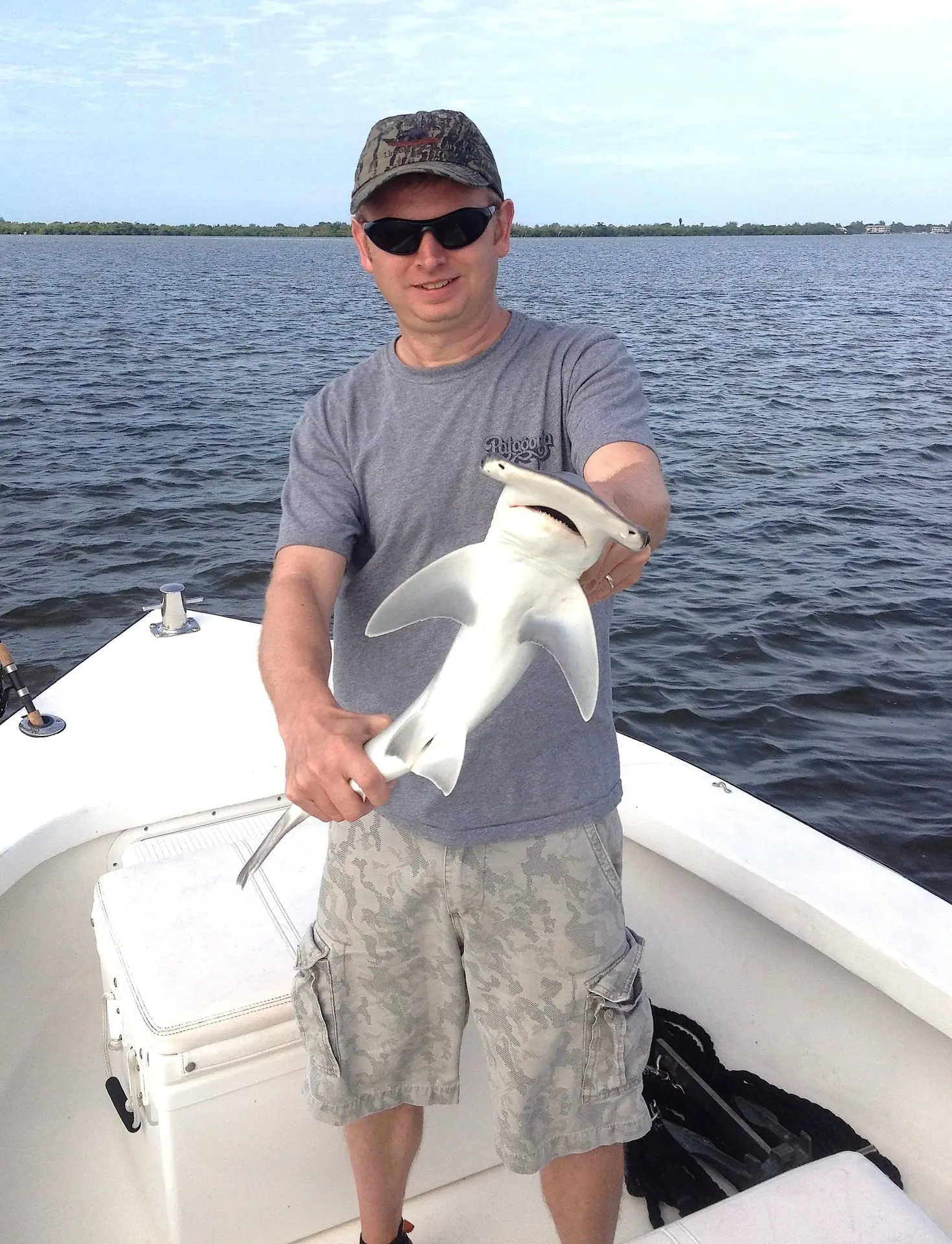 BonnetHead Shark, 11-15-13, Captain Josh Schardin, Sanibel & Captiva Islands & Fort Myers Charters & Fishing Guide Service.