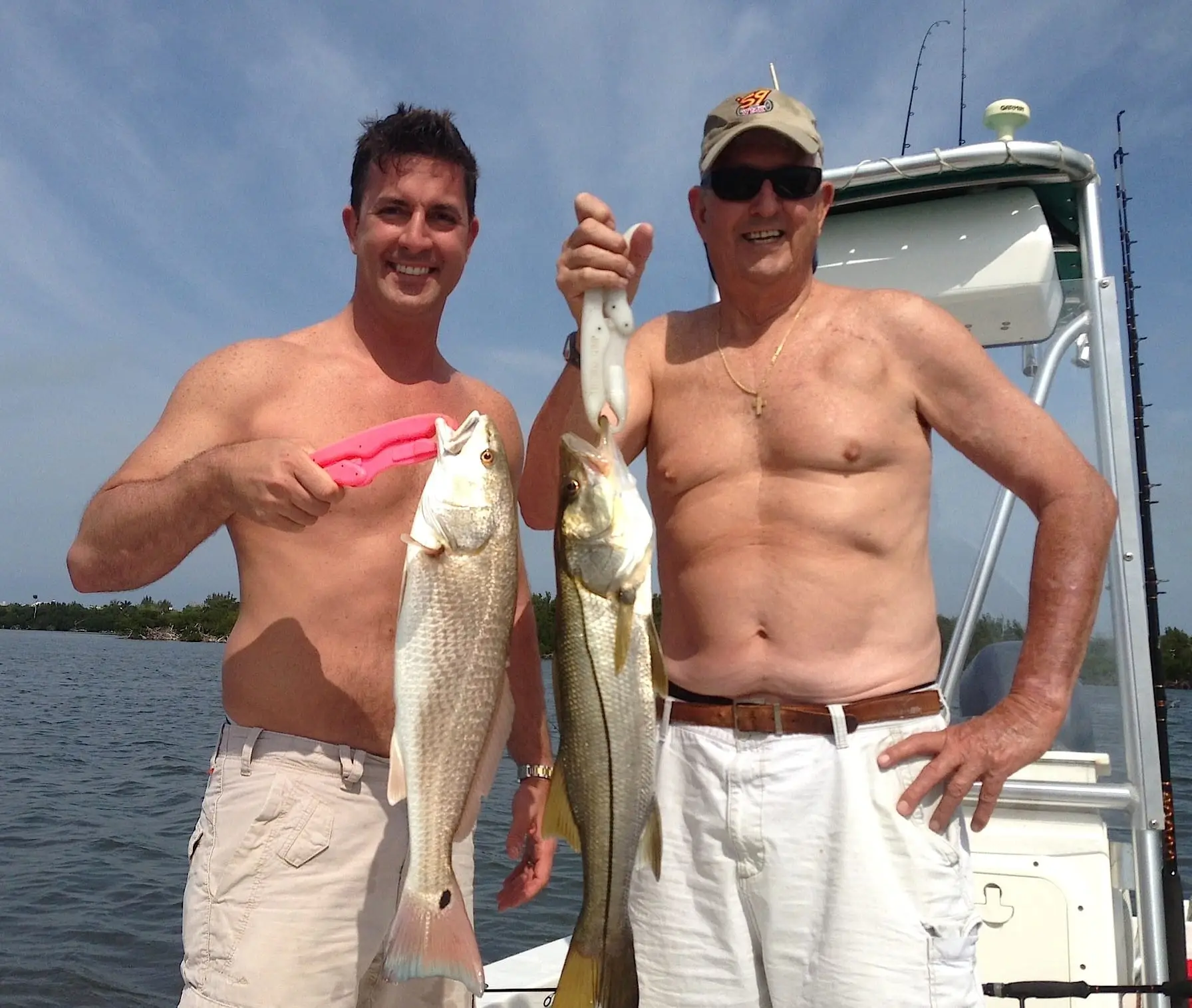 Snook & Redfish, Oyster ABr, 11-10-13, Sanibel & Captiva Islands & Fort Myers Charters & Fishing Guide Service.