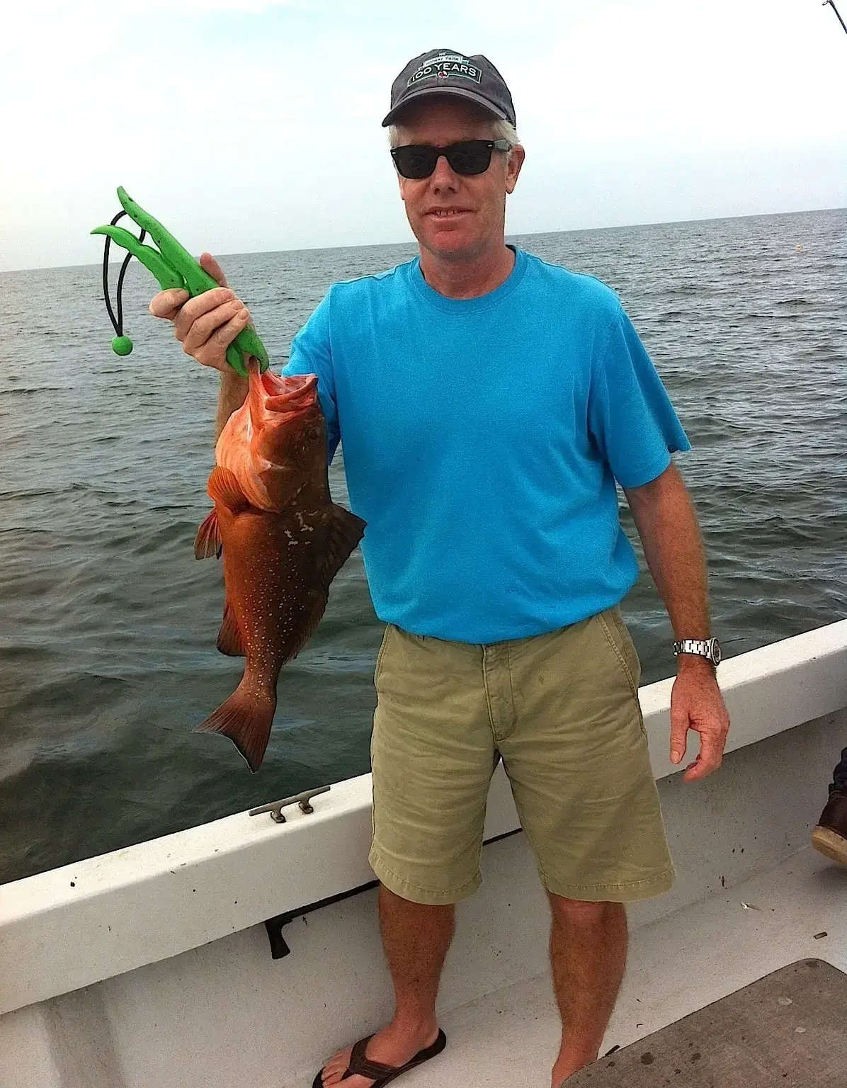 Red Grouper 1-3-14, Blind Pass Wreck, Sanibel & Captiva Islands & Fort Myers Charters & Fishing Guide Service.