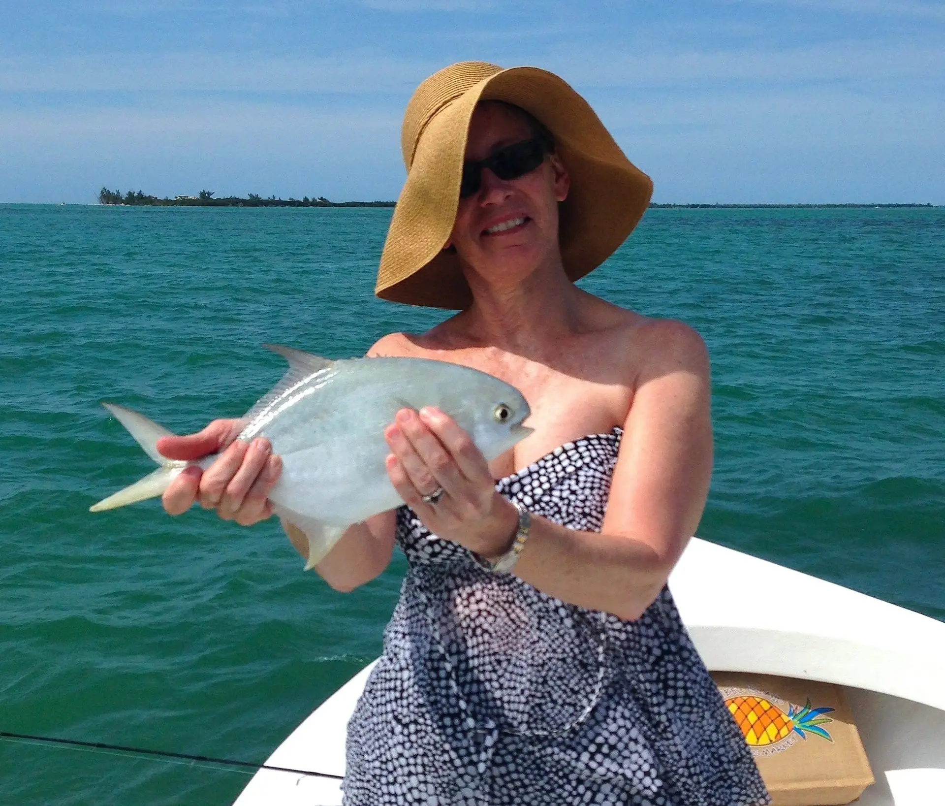 Pompano caught in Redfish Pass, Sanibel & Captiva Islands & Fort Myers Charters & Fishing Guide Service.