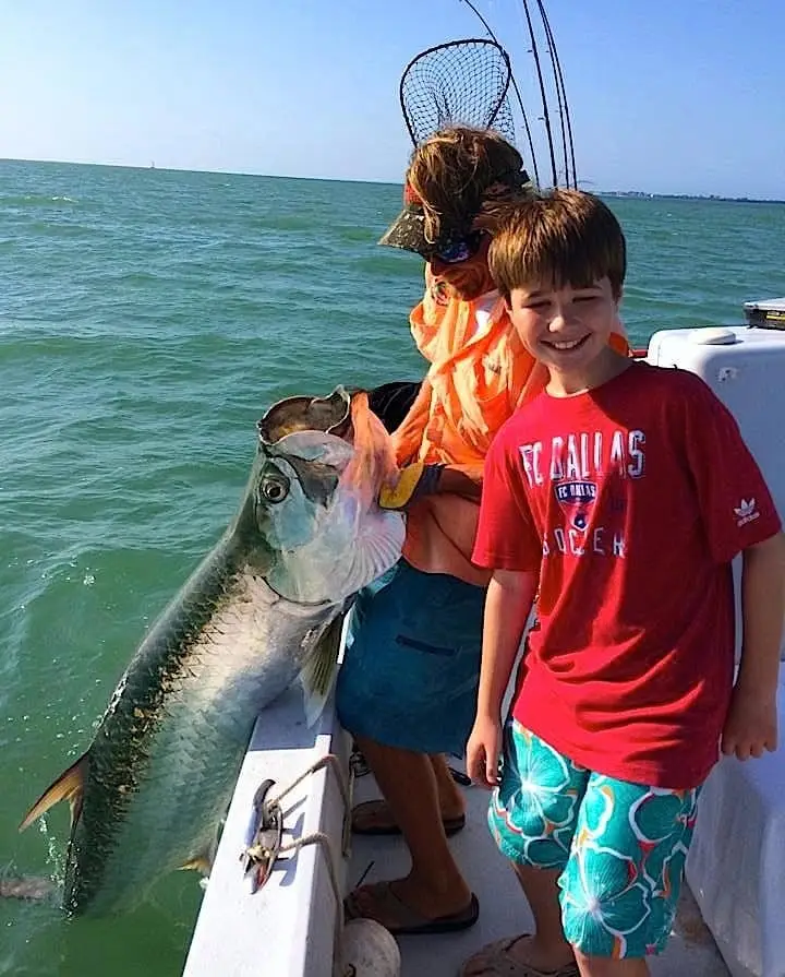 Tarpon Fishing, Caught Inshore Of Captiva Island, Catch & Release, Sanibel Fishing & Captiva Fishing, Sanibel Island, Sunday, July 30, 2017. File Photo.