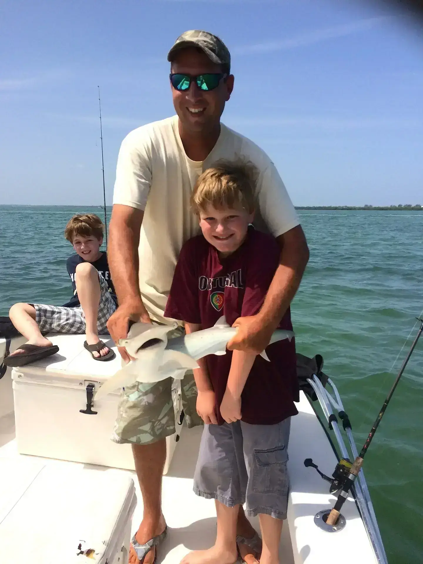 Bonnethead Shark, 6-29-14, Sanibel & Captiva Islands & Fort Myers Charters & Fishing Guide Service.