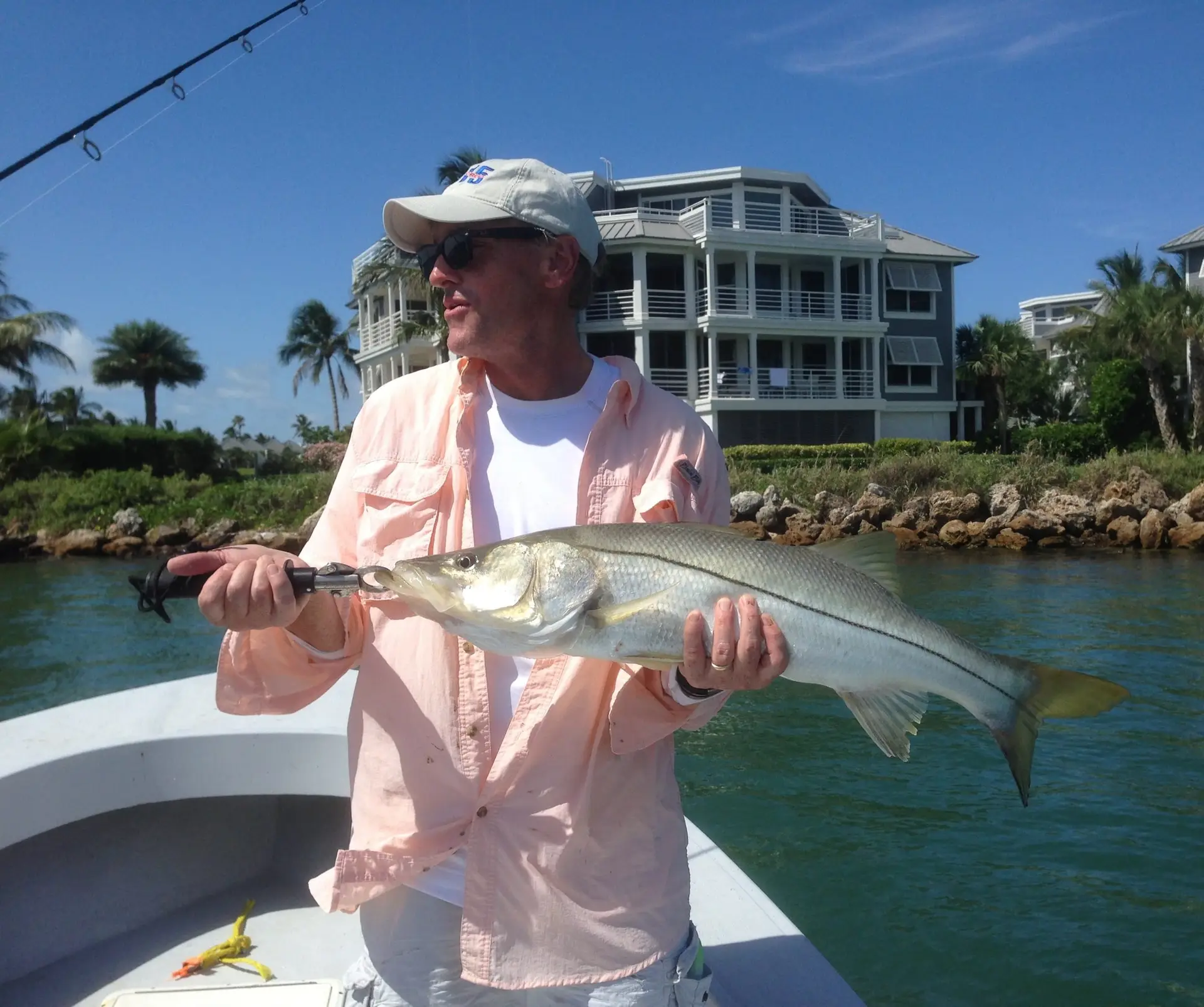 Snook, 6-28-14, South Seas Resort, Redfish Pass, Sanibel & Captiva Islands & Fort Myers Charters & Fishing Guide Service.