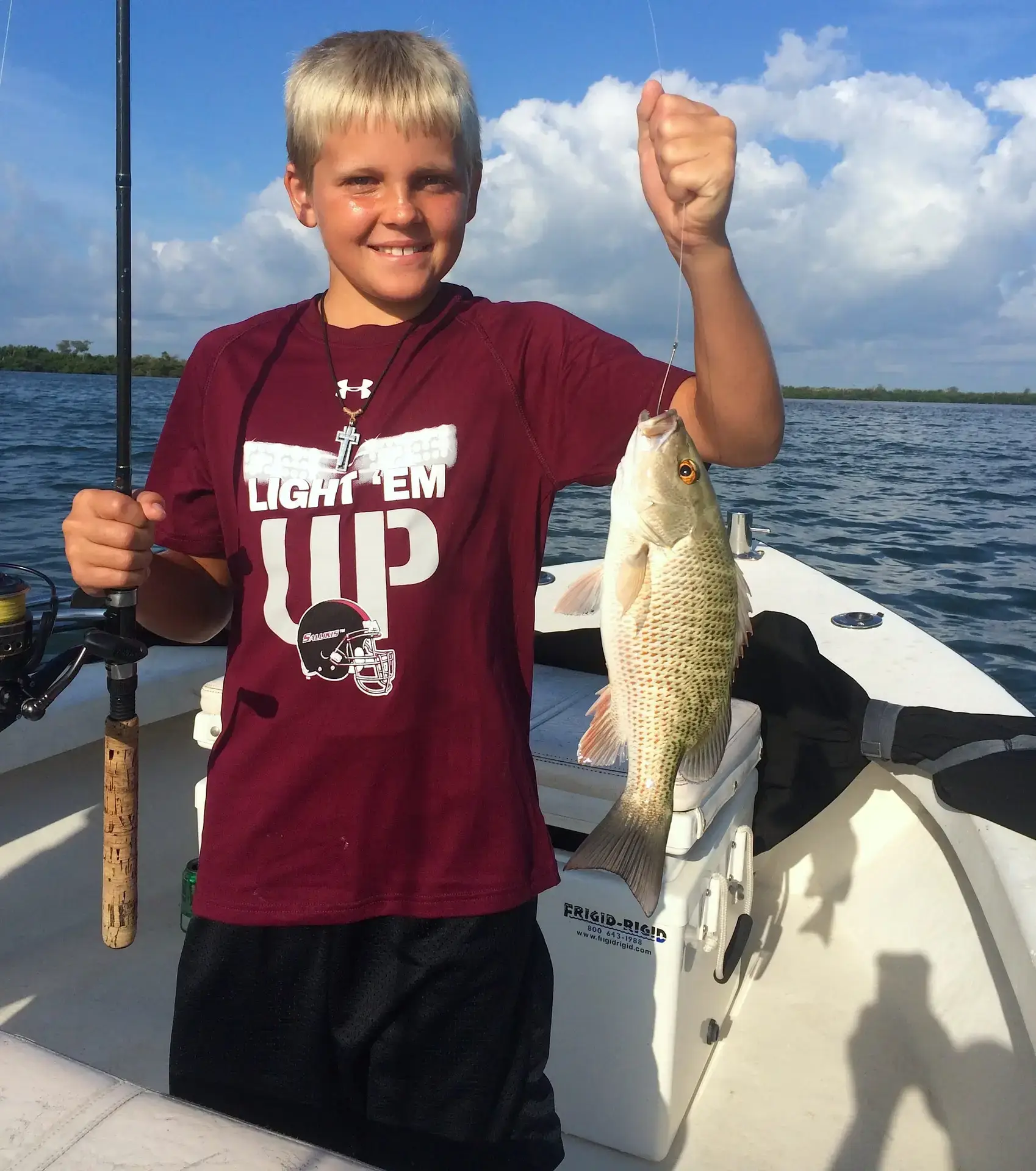 Mangrove snapper, 7-18-14, Sanibel & Captiva Islands & Fort Myers Charters & Fishing Guide Service.