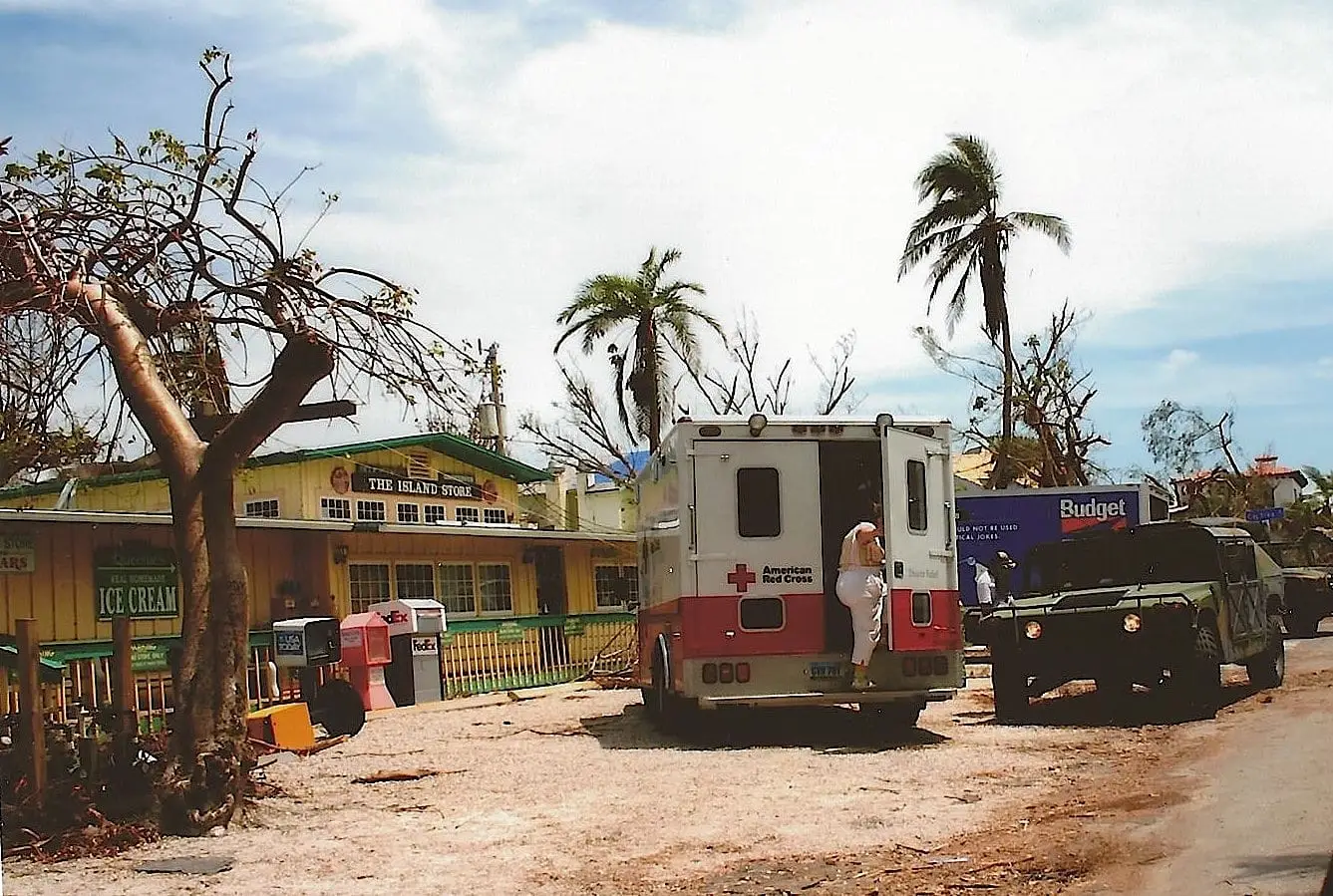 Hurricane Irma. Hurricane Charley 10 Year Anniversary, 8-13-04, Island Store, Captiva Island. File Photo.