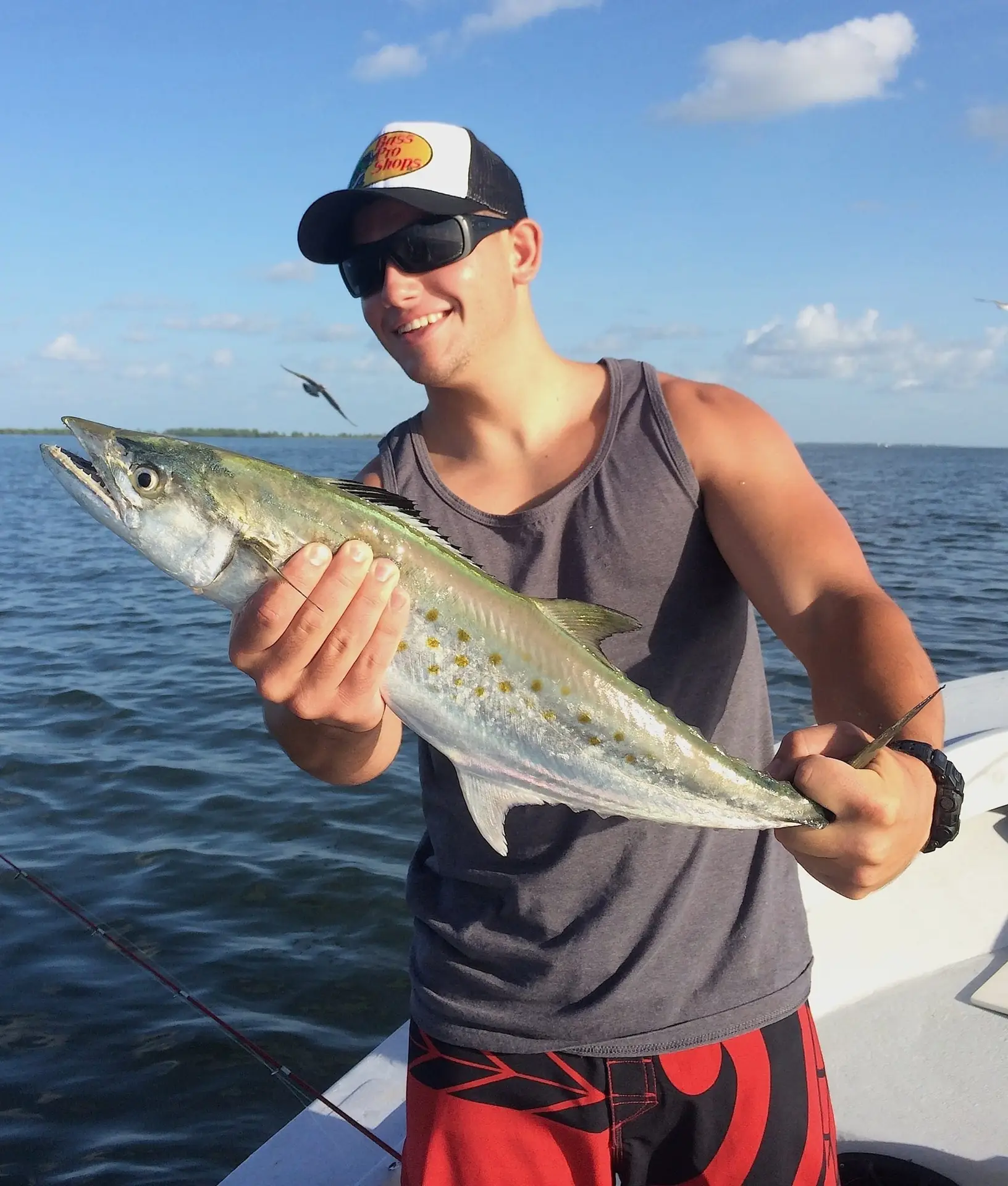 Spanish MAckerel 2, 8-12-14, Sanibel & Captiva Islands & Fort Myers Charters & Fishing Guide Service.