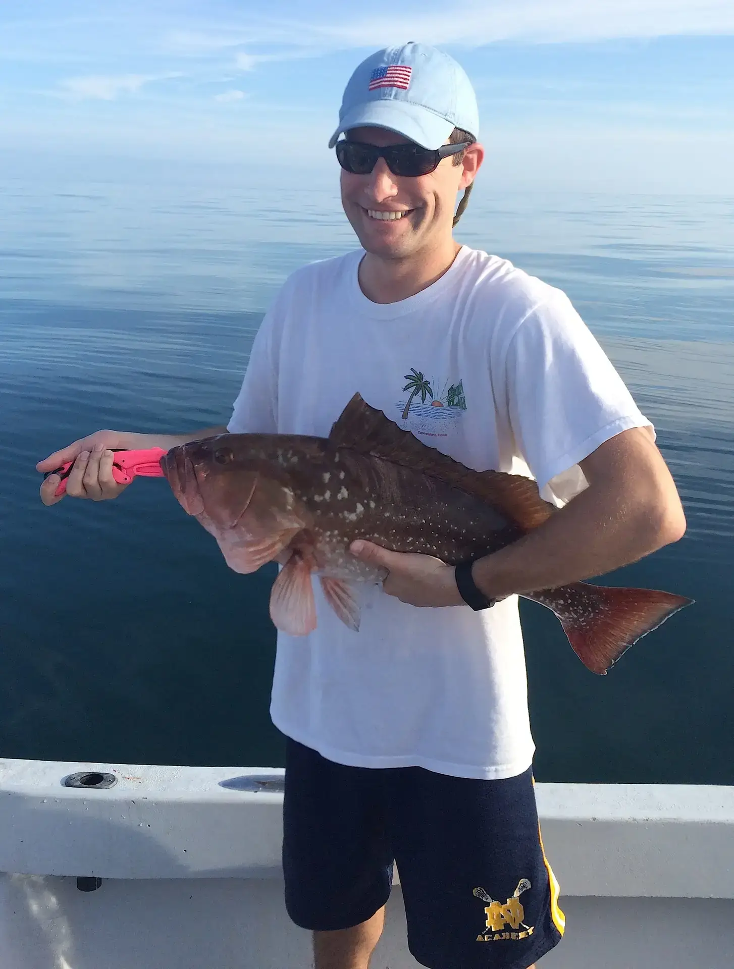 Red Grouper, 1-3-15, Sanibel Fishing & Captiva Fishing & Fort Myers Fishing Charters & Guide Service.