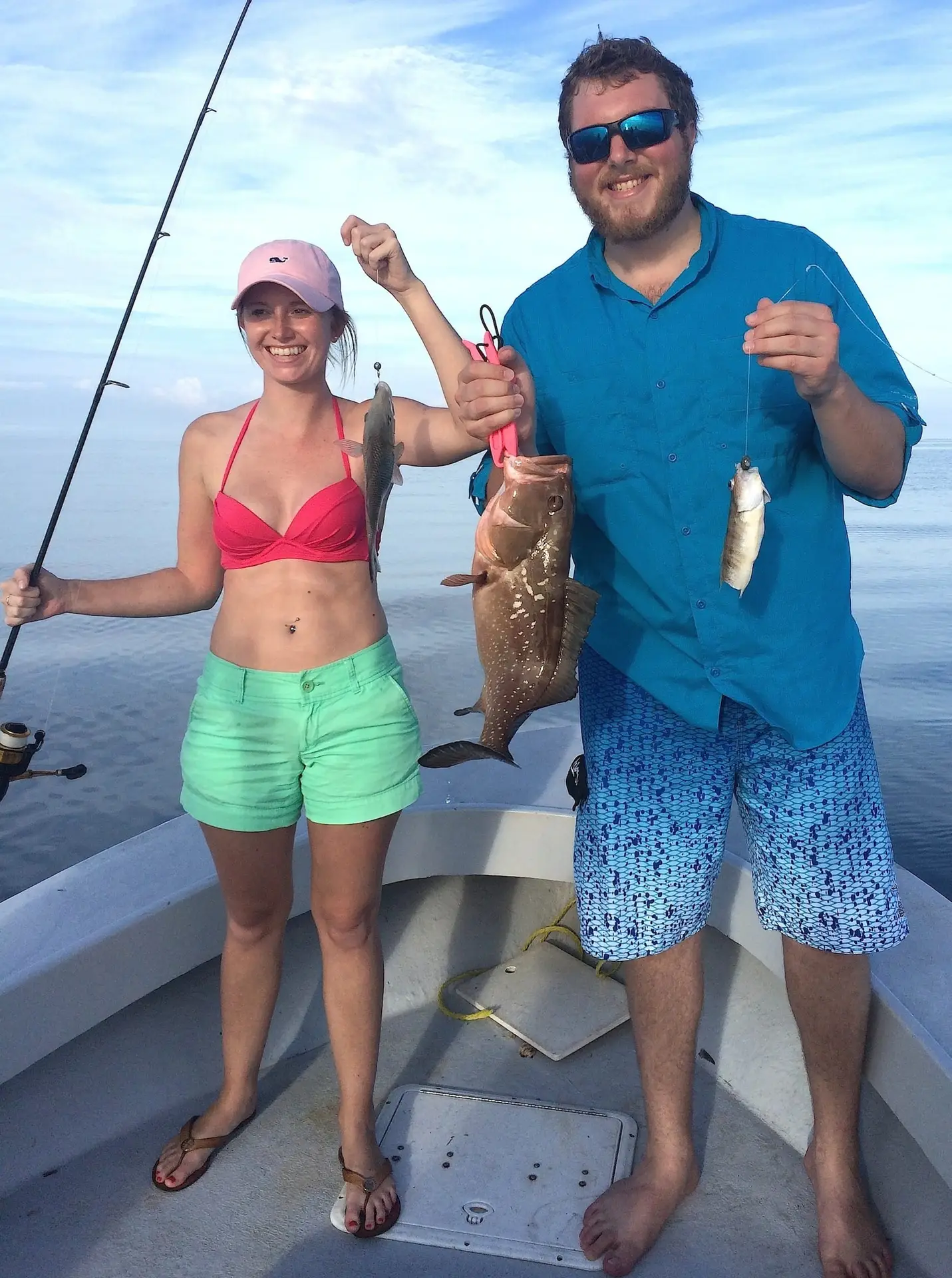 Grouper & Snapper, 1-1-15, Sanibel Fishing & Captiva Fishing & Fort Myers Fishing Charters & Guide Service.